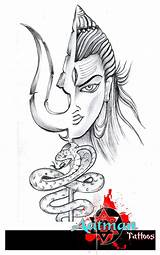 Shiva Drawing Lord Sketch God Easy Trishul Tattoo Snake Drawings Line Angry Pencil Shiv Sketches Ganesha Draw Simple Kids Narayan sketch template
