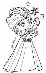 Elsa Coloring Pages Baby Printable Color Getcolorings Print Sheets sketch template