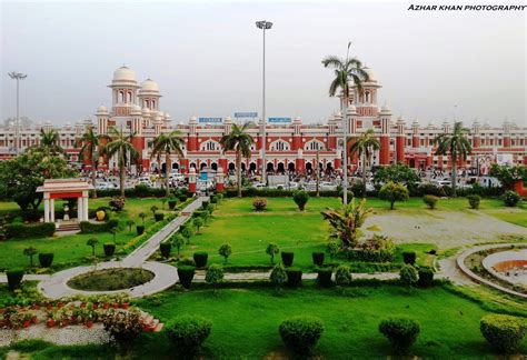 lucknow  charbagh railway station building  outstanding