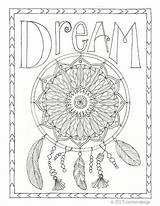Dream Coloring Pages Catcher Color Etsy Adult Sheets Pdf Printable Kids Clothes Choose Board sketch template