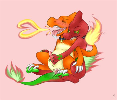 Rule 34 Anal Sex Buggery Charmeleon Color Fire Gay Male