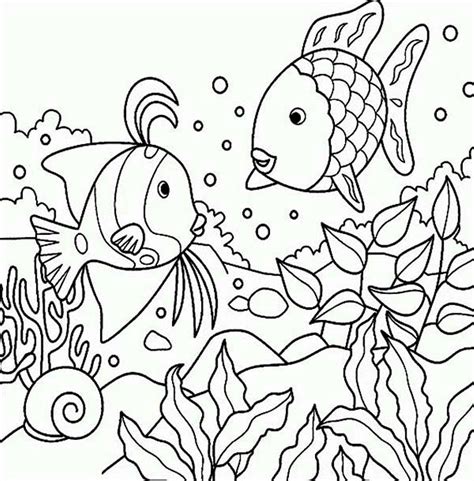 sea fish coloring pages  getdrawings