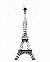 Eiffel Tower Coloring Paris Pages Print sketch template
