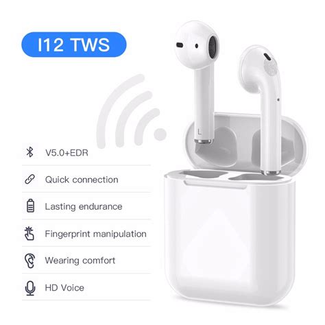 tws bluetooth earphone ear pods wireless earphones touch control headset earbuds