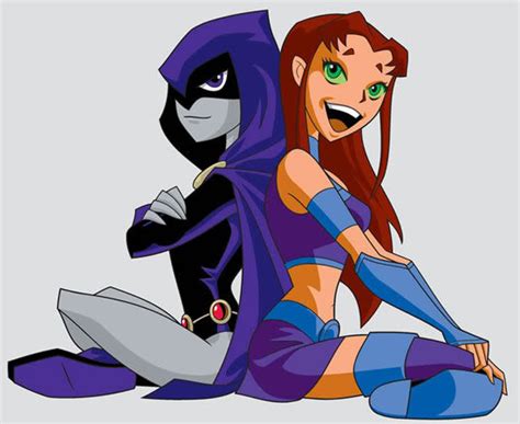 Pics Photos Teen Titans Raven Starfire Friendship Raven X Starfire