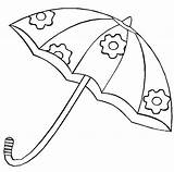 Payung Umbrella Paraguas Mewarnai Paud Imagui Chuva Sombrilla Tk Colorir Playa Sketsa Coloreartv Preschooler Lindo Bisa sketch template