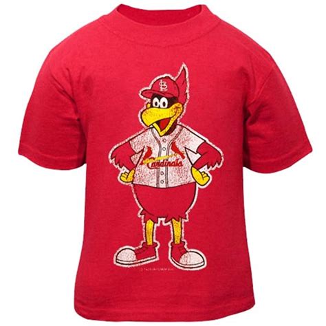 St Louis Cardinals Infant Distressed Mascot T Shirt Red Shirts T