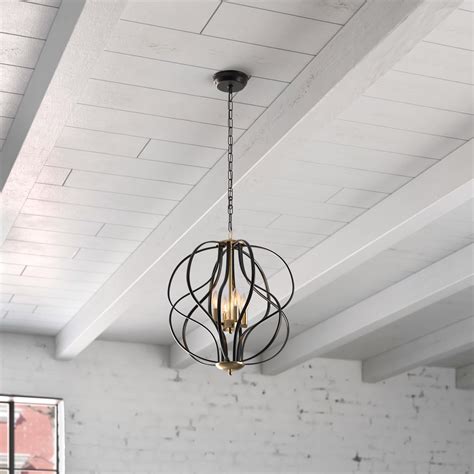 steelside avers  light dimmable geometric chandelier reviews wayfair canada