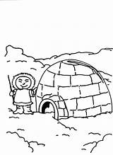Coloring Igloo Eskimo Pages Color Getcolorings Boy Sheets Bulkcolor sketch template