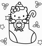 Kitty Christmas Sanrio Sheets Pintar Templates Ecoloring Starklx Ingrahamrobotics sketch template