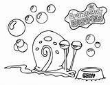 Gary Coloring Pages Snail Bubbles Drawing Spongebob Bubble Outline Color Getcolorings Printable Print Getdrawings Soap Paintingvalley sketch template