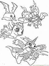 Digimon Cartoons sketch template