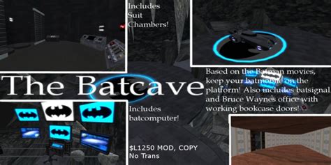 Second Life Marketplace Batman The Batcave