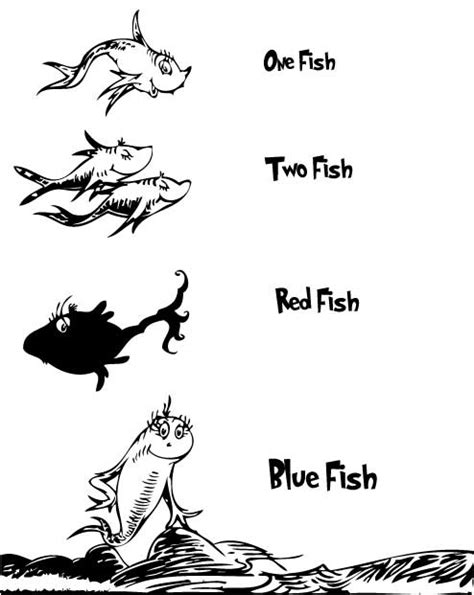 images   fish  fish coloring pages printable dr seuss