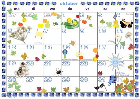 oktober kalender  image king