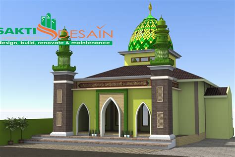 masjid kalibawang sakti desain