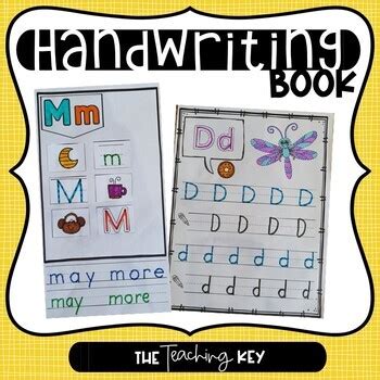 handwriting book   teaching key teachers pay teachers