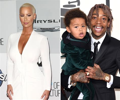 amber rose s filthy house wiz khalifa proves his son is