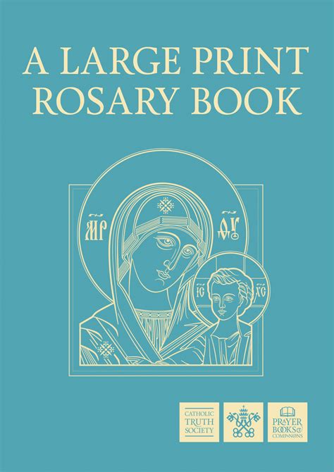 large print rosary book catholic truth society