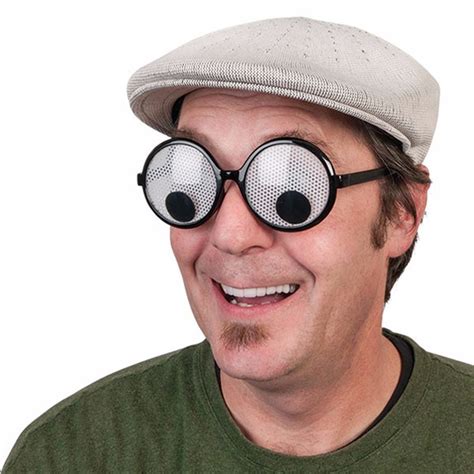 Funny Giant Eye Googly Eyes Goggles Shaking Eyes Ball Party Glasses