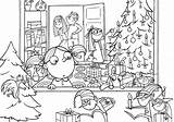 Coloring Christmas Pages Adults Family Adult Intricate Printable Comments Print Popular Prints Coloringhome sketch template