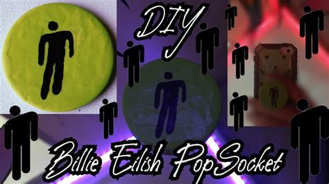 diy custom billie eilish blohsh popsocket repainting  customizing  popsocket youtube