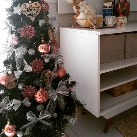 Árvore De Natal Rose Gold 25 Ideias Para Ter Uma Decoração Elegante