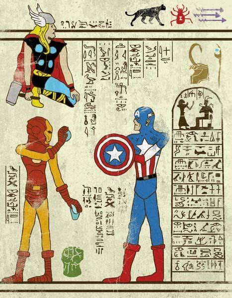 superheroes  ancient egypt gadgetsin