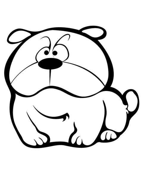 cartoon dog coloring pages coloring home