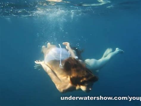 nastya and masha are swimming nude in the sea free porn