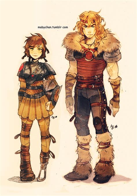 hiccup and astrid genderbender i prefer the term rule 63 because it s not only their genders