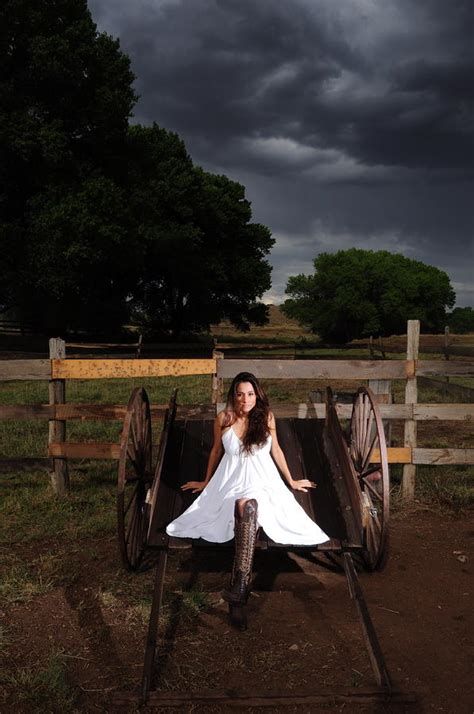 Ranch Woman On Wagon Photograph By Dale Davis Fine Art America