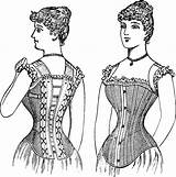 Corsets sketch template