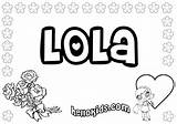 Lola Coloring Name Pages Samantha Color Hellokids Girl Print Template sketch template