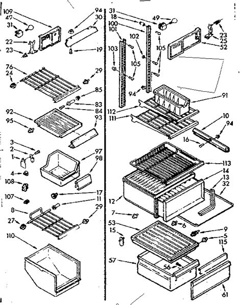 kenmore coldspot model  parts diagram general wiring diagram