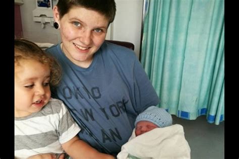 21 Year Old First Pregnant Man In Britain Gives Birth To A Girl