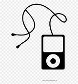 Ipod Coloring Clipart Line Pinclipart sketch template