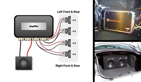 wire car speakers  amp diagram wiring diagram