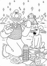 Wallace Gromit Coloring Pages Cheese Moon Eating Kids Color Cartoon Sheets Print Printable Character Book Colouring Characters Info Dot Fun sketch template