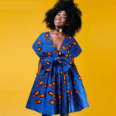Popular Short Maxi Infinity Summer 2018 Women Dress Feather African