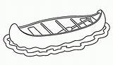 Canoe Coloring Pages Kids Printables Printable Wuppsy Template Clip Transportation Outline Choose Board sketch template