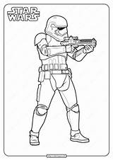 Stormtrooper Trooper Coloringoo Galery Vader Darth sketch template