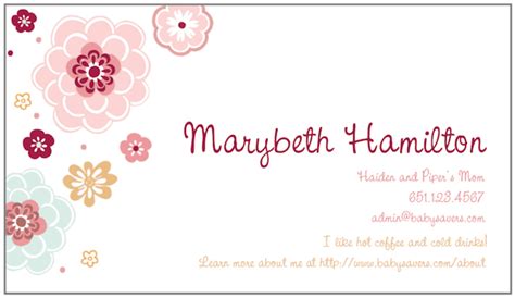 ink garden promo code  business cards  mommy cards