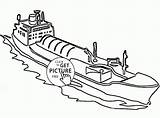 Coloring Pages Kids Barge Transportation Printables Wuppsy Garbage Cargo Truck sketch template