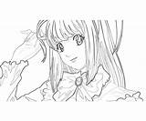 Coloring Death Note Pages Anime Getdrawings Getcolorings sketch template