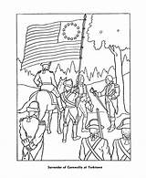 Coloring Pages War Civil Yorktown Revolutionary American Revolution Kids Veterans Battle Massacre Boston Print History Color Printable Paul Sheets Sketch sketch template