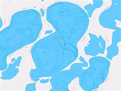 big mcdonald lake resorts maps  detroit lakes mn minnesota