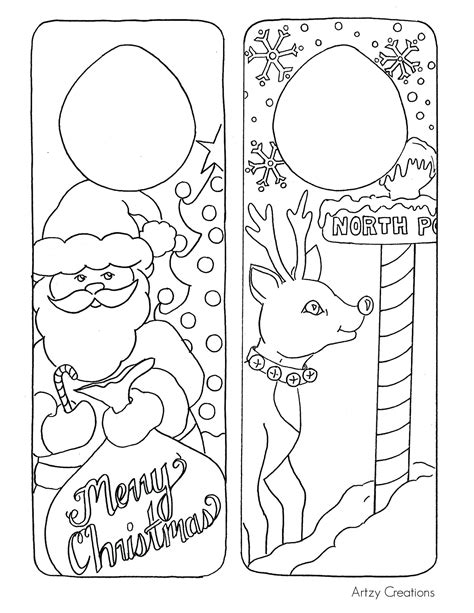 christmas card coloring pictures coloring pages