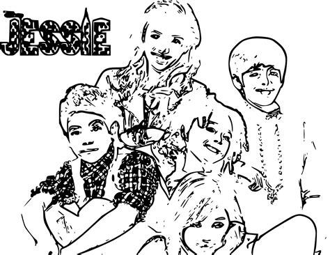 jessie coloring page images