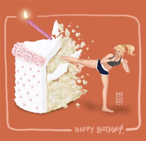♥ ¸ • ´¯ Happy Birthday ¯` • ¸ ♥ ¸ • ´¯ Kung Fu Cake Kick
